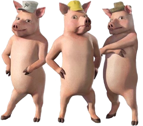 three little pigs shrek