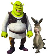 Shrek and Donkey