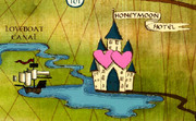 Honeymoon hotel map