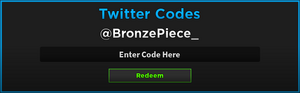 Codes Menu