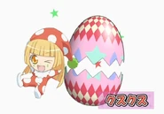 Kusukusu and her egg