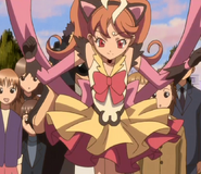 Chiyoko as Pretty Transforming Heroine Magical Choco-tan Dream.