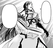 Brunhilde explains the Ragnarok rule written in the Valhalla Constitution (manga)