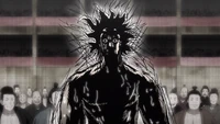 Raiden Tameemon gets shocked to see an opponent scared of him like the kids who used to call him "monster" as a kid