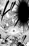 Kojiro Sasaki is bombed by Poseidon's Medusa Alope Demeter (manga)