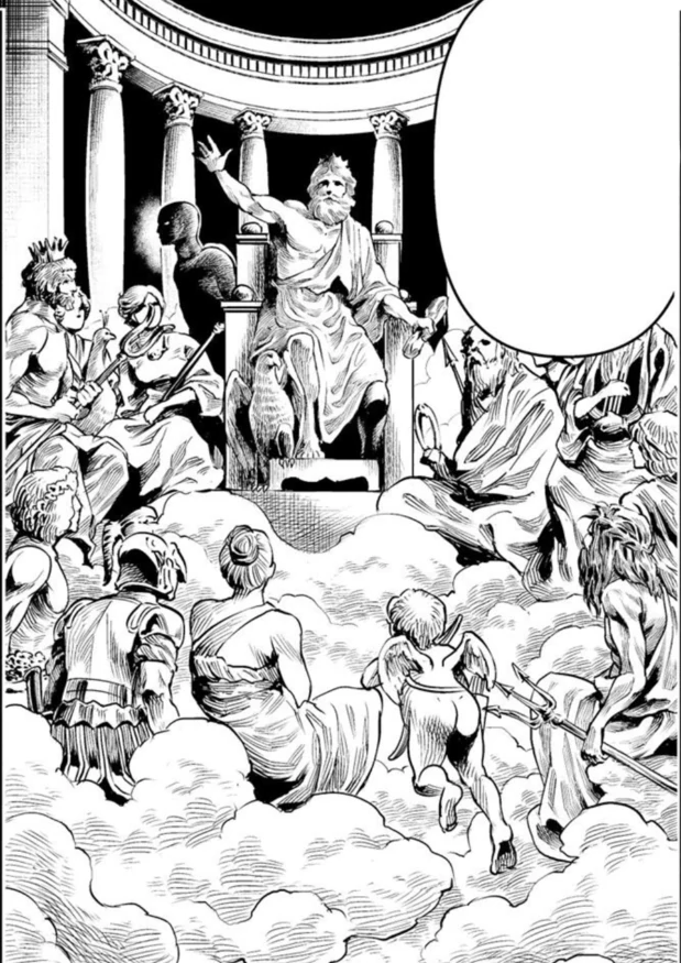 olympus mythology drawing