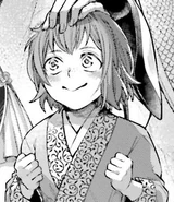 Chun Ou's design in the manga