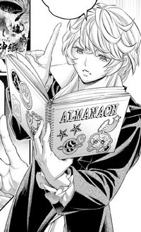 Nostradamus reads a book