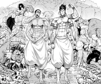 Shiva and Rudra defeat all the Asura at the bottom of the peak and continue the dream of Rudra