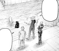 The three Angels find Beelzebub while he is alone