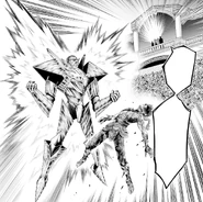 Ra-Horakhty warns Zeus that once he's done with Cú Chulainn, he shall be next