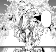 Ares attacks Thebes with his soldiers to punish Humanity (manga)