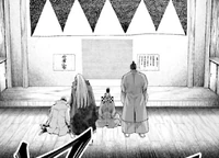 Kojiro's group mourns the deaths of Tesla and Göndul