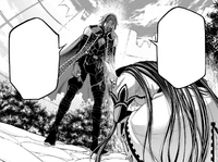 Brunhilde kneels to Loki