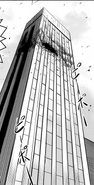 T-1 Hotel after the fire was supressed