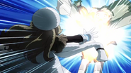 Spirit attacks Keheheh with Gas Cannon