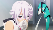 N. Villio tries to cheer Shy up