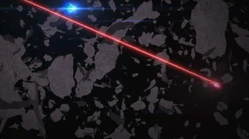 Benisuzume exchanges Particle beams with Nagate