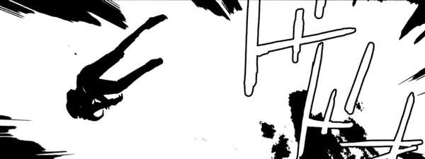 Hoshijiro's unit exploding mere moments after she ejected