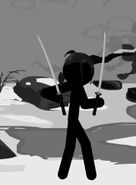 В двумя катанами