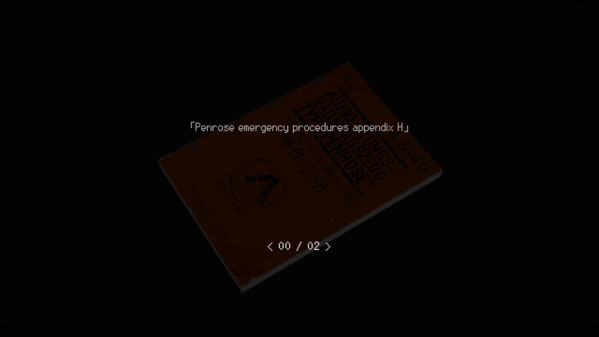 Penrose emergency procedure appendix H SIGNALIS Wiki Fandom