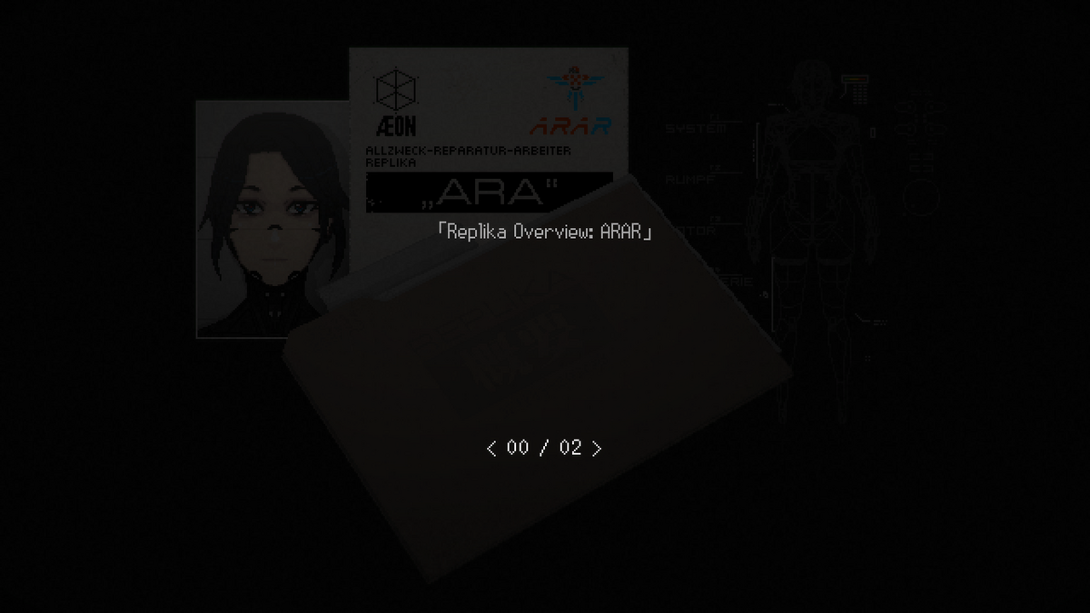Replika Overview: ARAR | SIGNALIS Wiki | Fandom