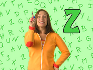 "Z is for zipper."