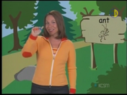 Ant. Some people just sign bug, or you can spell it: A-N-T. Ant.