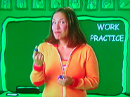 "And more signs for activities: like work or practice. And you know, everybody's good at something, but sometimes you have to work, and sometimes you have to practice."