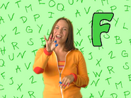 "F is for funny and fright."