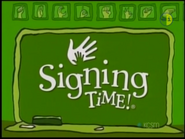 Signing time 2005