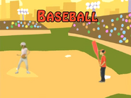 Alex and leah play baseball