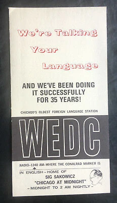 WEDC (defunct) Sign On & Sign Off | Signons and Signoffs Wiki | Fandom