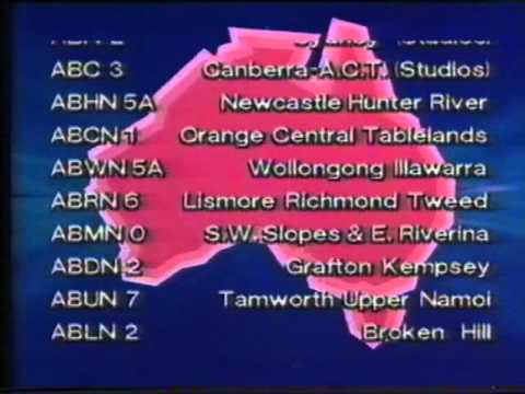 ABC Australia Network Startup and Closedown Signons and Signoffs Wiki Fandom