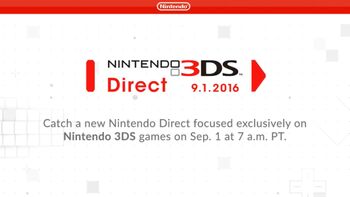 Nintendo Direct 9.1.2016