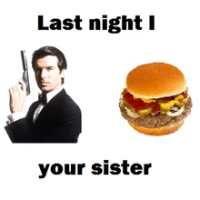 The Bond Burger image.