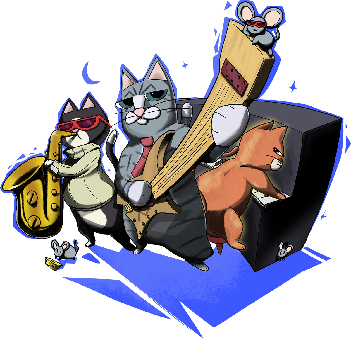 The Jazz Cats | SiIvaGunner Wiki | Fandom