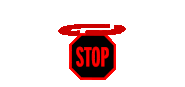 A stop sign note