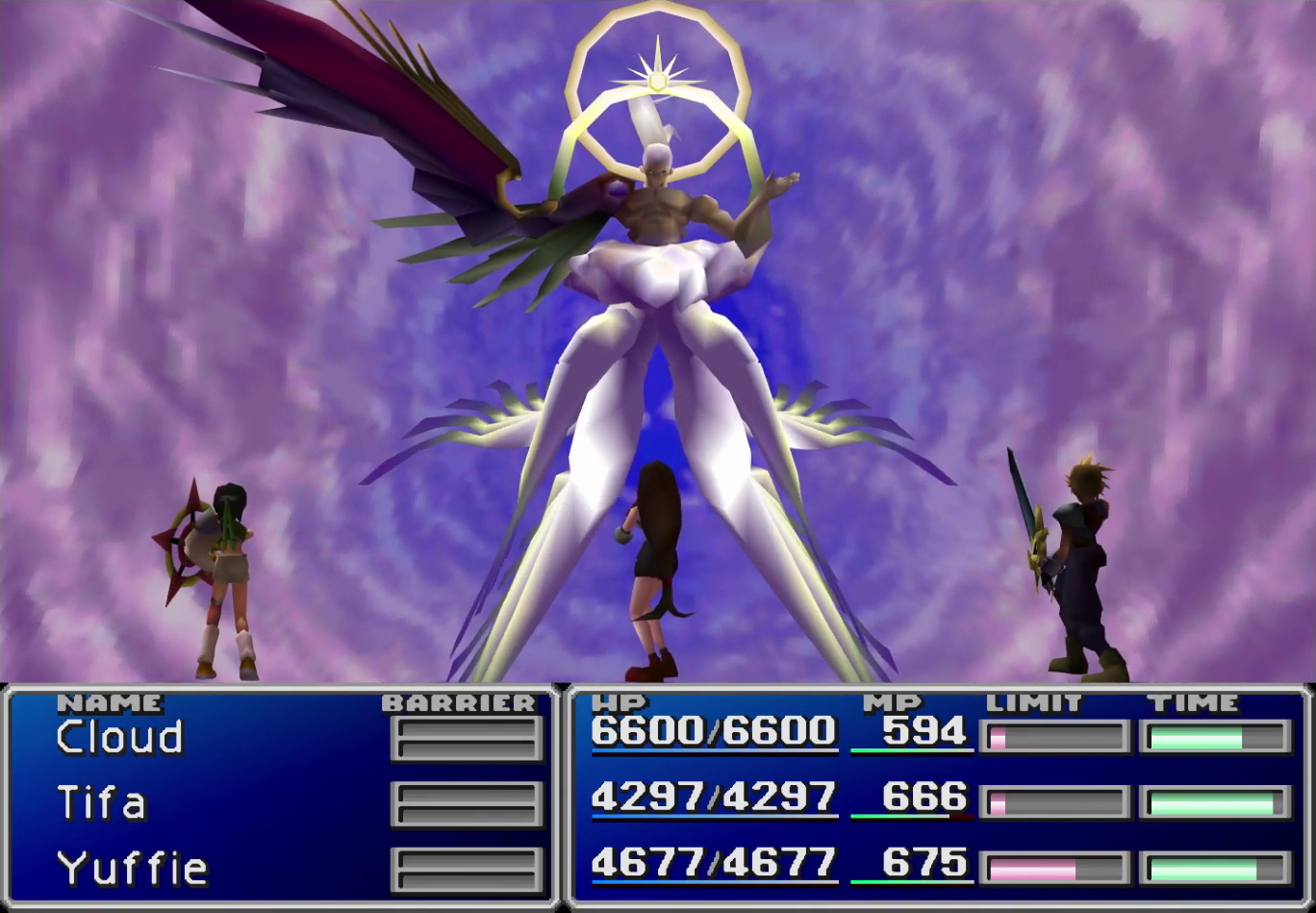 sephiroth one winged angel