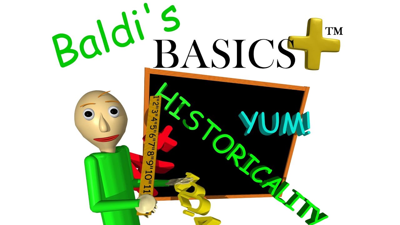 remake of baldi's basics plus title screen : r/BaldisBasicsEdu