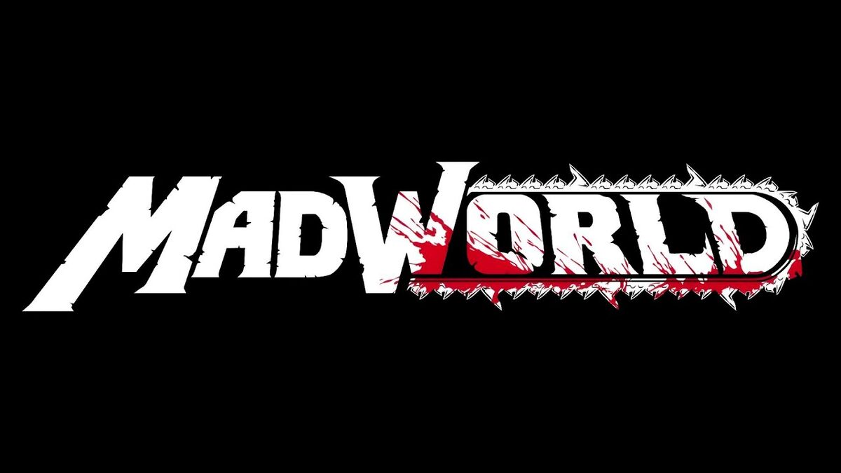 Madworld. Mad World. Mad World игра. MADWORLD Wii. Надпись Безумный мир.