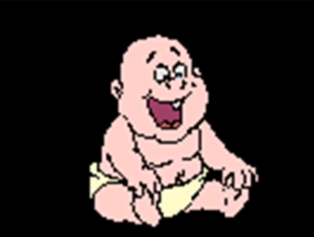 laughing baby cartoon