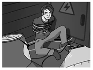 Wood Man encountering Jerma985, as seen in "Act 4: Trust Issues"