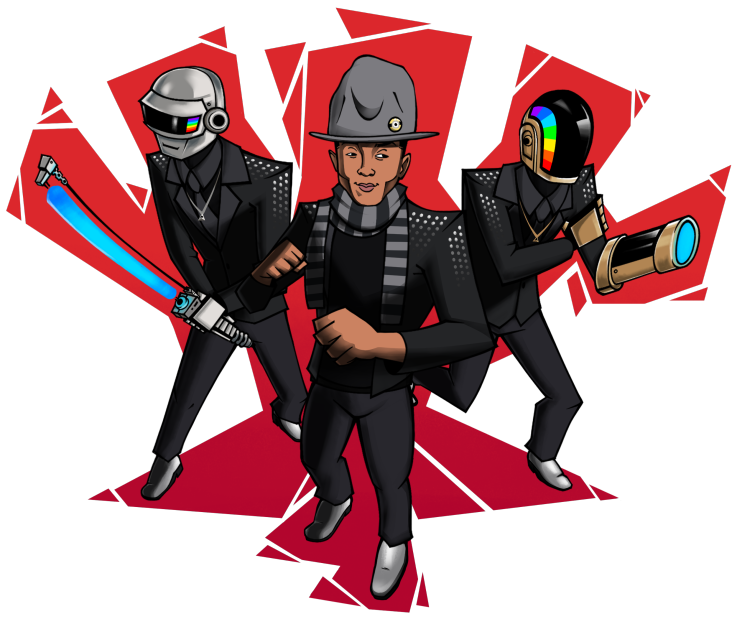 Daft Punk ft. Pharrell | SiIvaGunner Wiki | Fandom