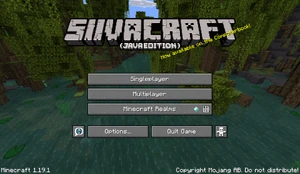 SiIvaCraft title screen