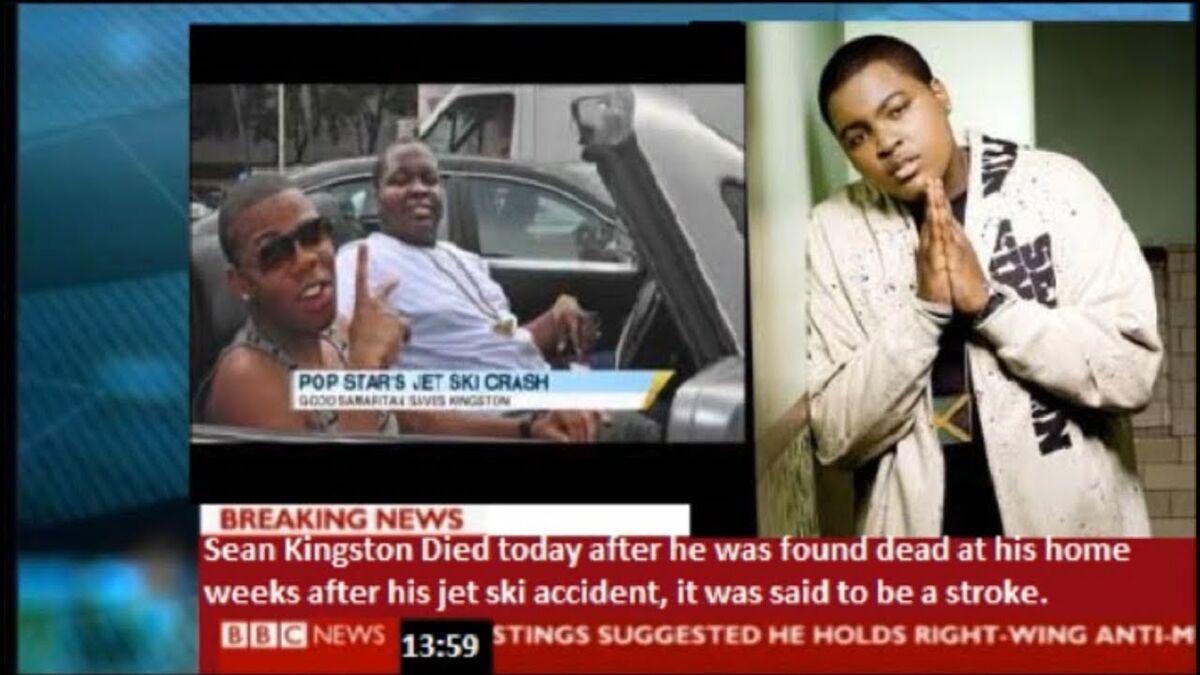 CategorySean Kingston dies of stroke 9 weeks after jet ski accident