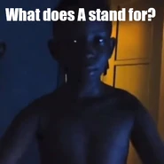 The "What does A stand for?" image