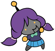 Artwork of the Joke-Explainer™ 7000 in the style of "smol Nozomi HD" by Triple-Q.