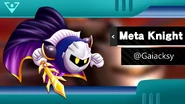 Meta Knight in the SiIvaGunner Art Fusion Collab.