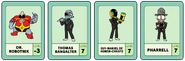 The Pow Cards for Dr. Robotnik and Daft Punk ft. Pharrell, as seen in Bravo, Johnny!